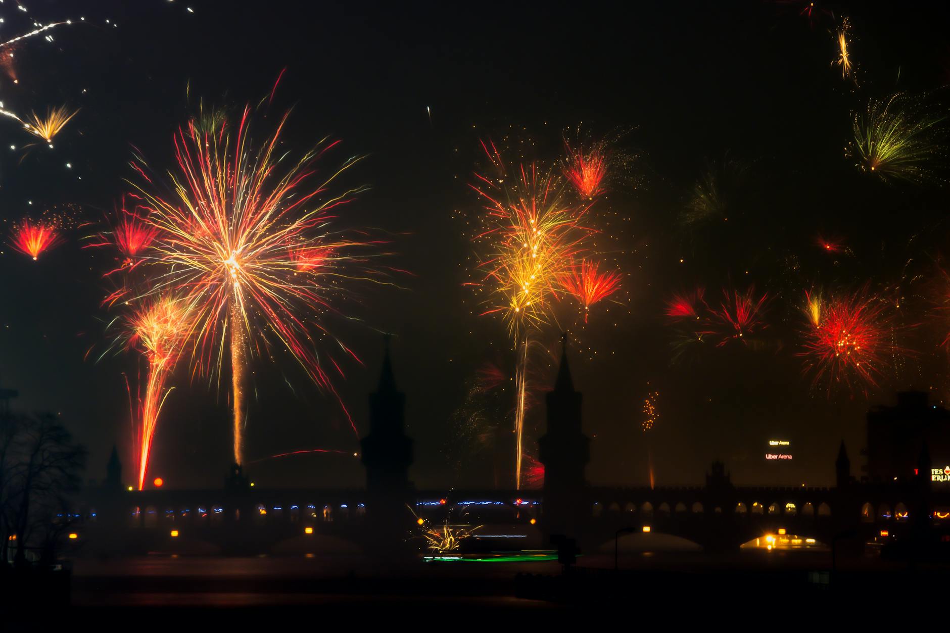 Berlin New Year's Eve fireworks celebration
